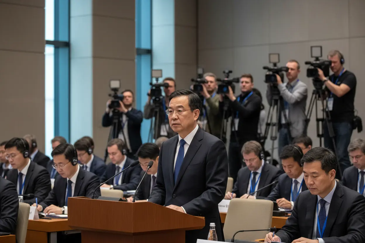 ジャ・グイデ中国常駐代表、国連初会合で「AI格差の橋渡し」訴え　能力構築と国連主導を強調