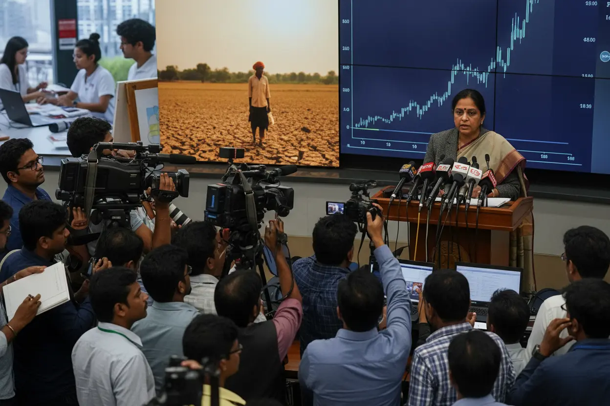 5mini インド経済に激震！『オレンジ経済』転換で何が起きるのか、工業鈍化と干ばつの試練