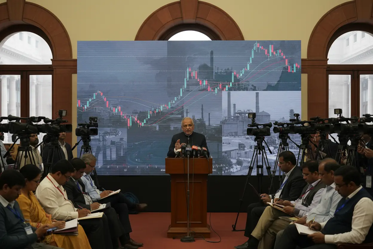 5mini インド経済が危機の分岐点！成長予測と工業停滞の深い溝、政策の攻防