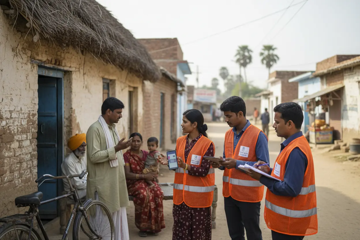 インド、初の全面デジタル国勢調査へ　自己記入導入・300万人超動員
