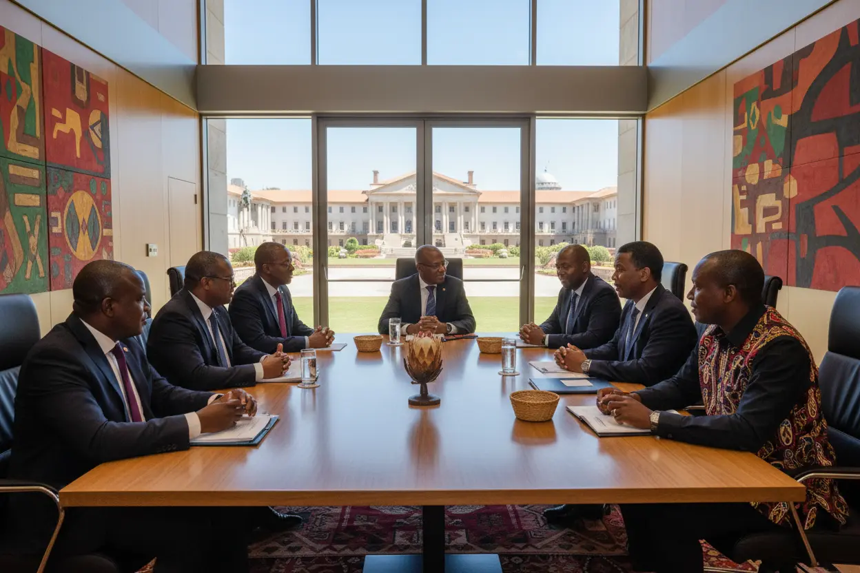 南アフリカの政治安定と経済改革に向けた主要政党の協力動向