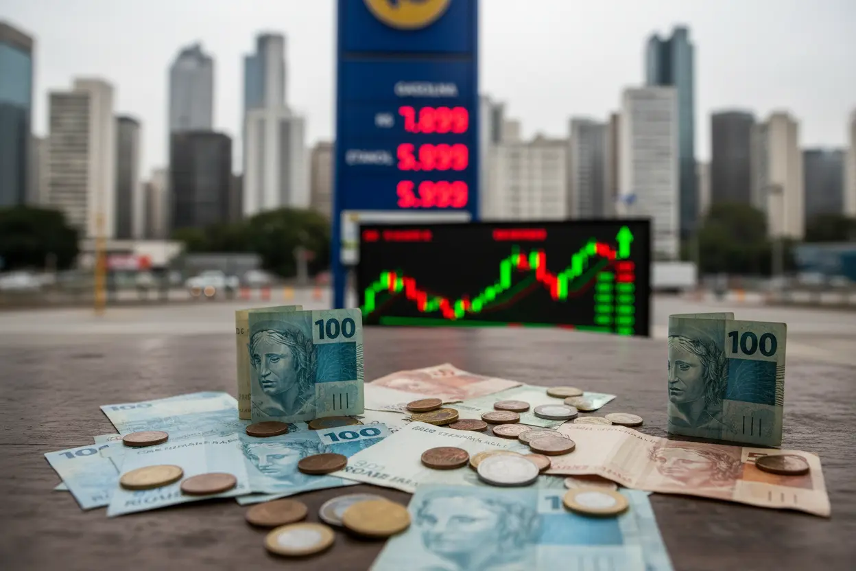 ブラジル経済に激震！燃料高とレアル安で小幅成長が崩れる危機、政策の選択迫る