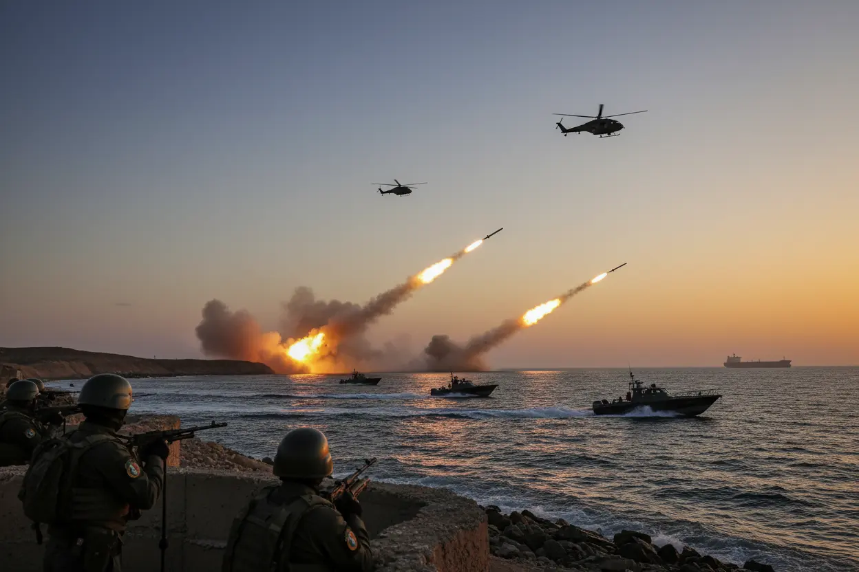 IRGC海軍、対艦弾道で米駆逐艦に報復攻撃　3隻がホルムズ脱出!?