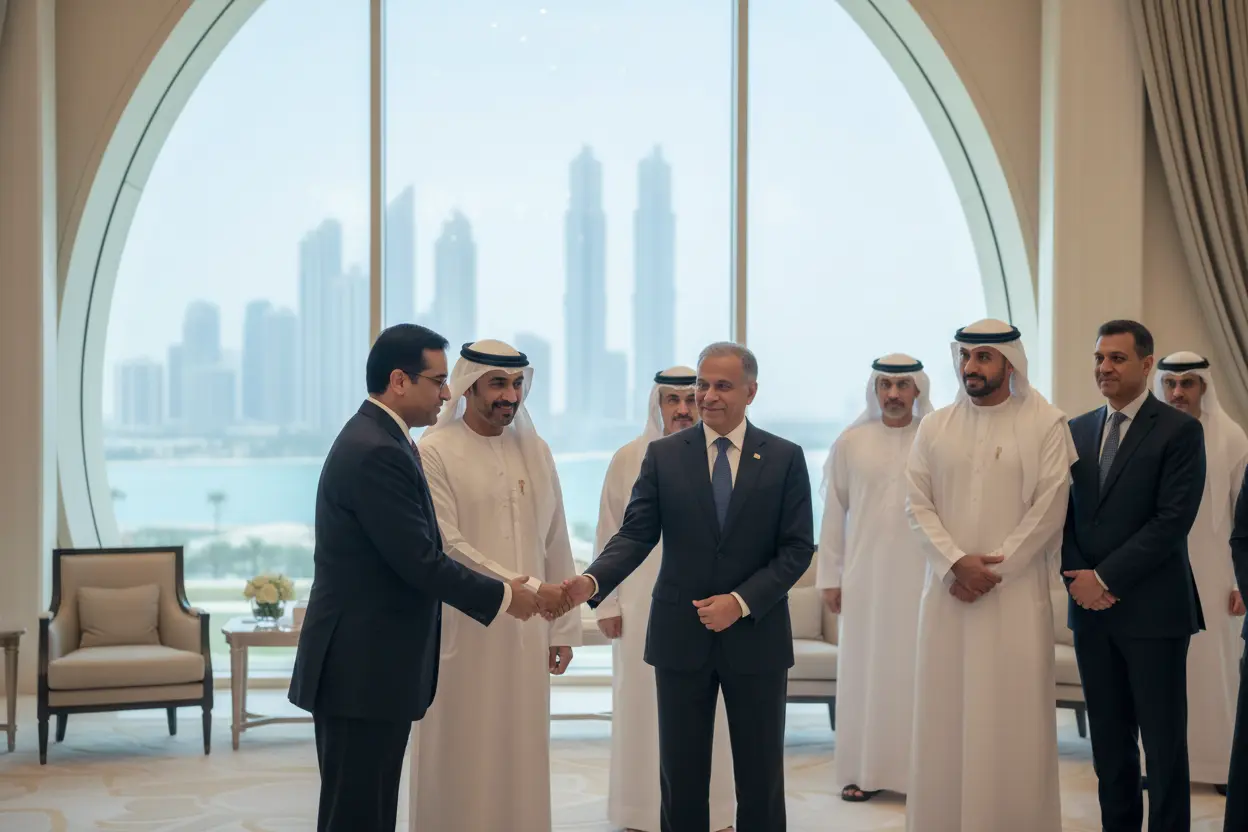 1か月で2度目！ドーヴァル氏がアブダビでUAE大統領と極秘協議、エネルギーと安全保障の行方は