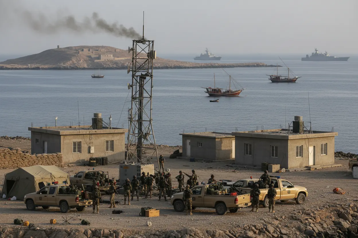 イラン革命防衛隊、シリク島攻撃発信源の事前目標破壊宣言　米非難と再発警告