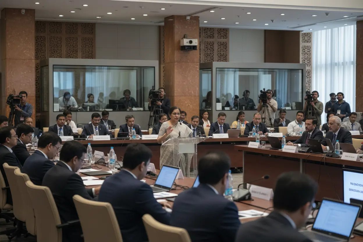 BRICS労働宣言採択　インド、技術協力枠組み「BRICS CONNECT」設立