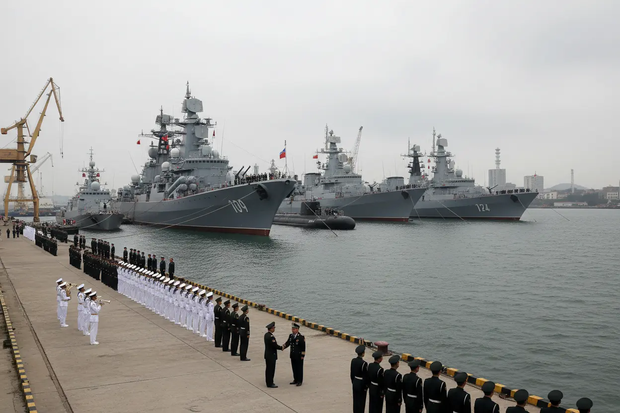 中国・ロシア、青島沖で共同海軍演習「Joint Sea-2026」実施へ　艦艇集結、合同巡航へ