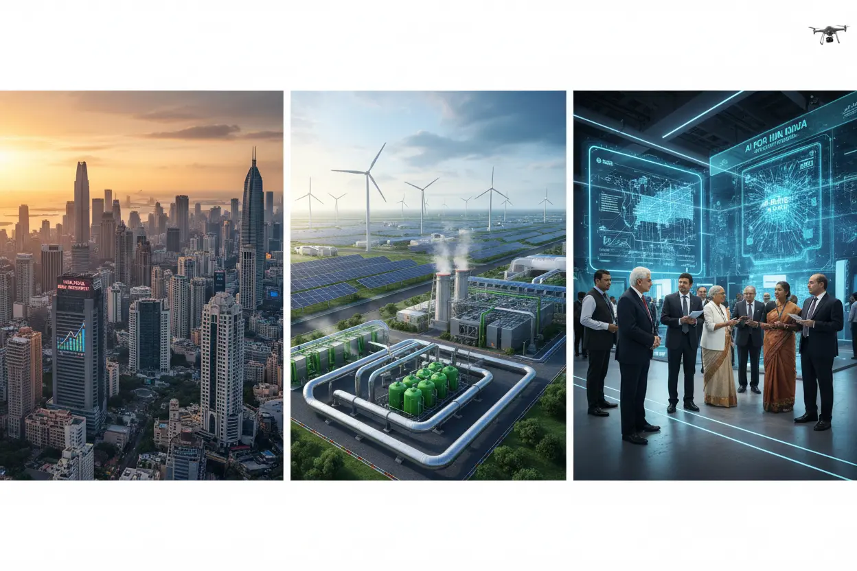 インドの経済成長戦略：2047年30兆ドル目標と技術革新の推進