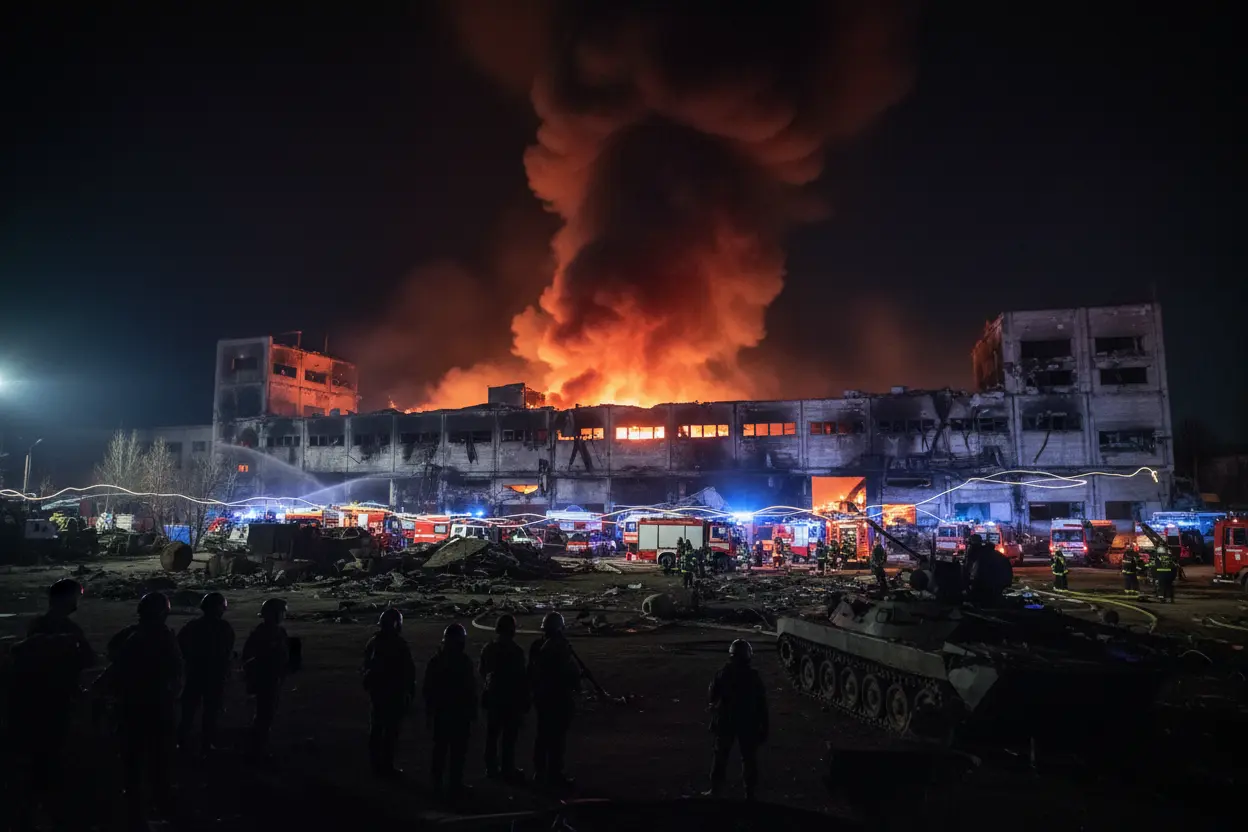 ロシア、スタロベリスク学生21人死亡受け夜間ウクライナ軍需拠点大規模攻撃　企業や飛行場標的