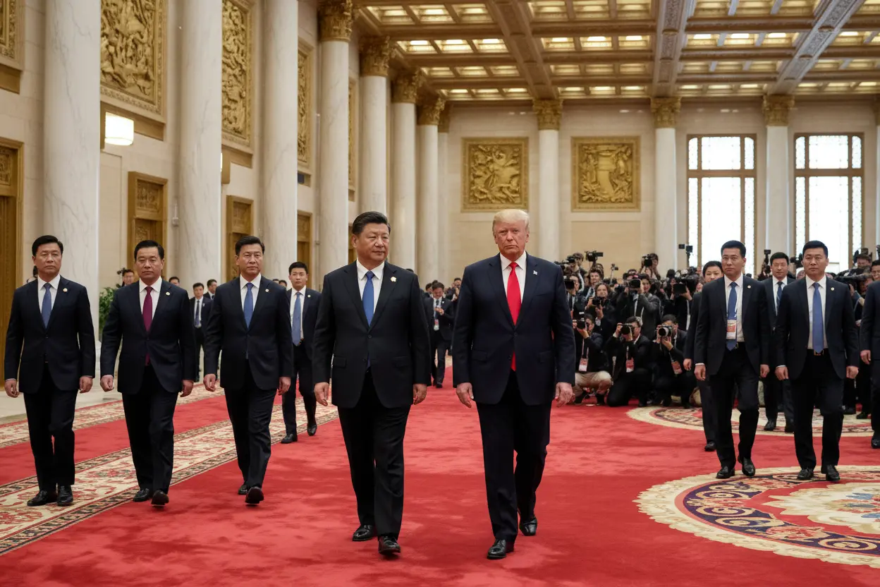 習近平氏とトランプ氏、北京で会談　「建設的な戦略的安定」共同提起