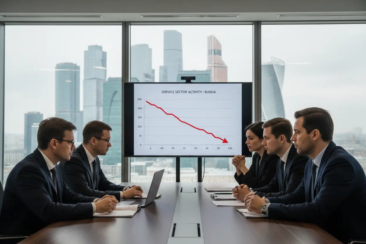 ロシアのサービスPMI、5月48.7に低下　生産縮小加速で企業慎重