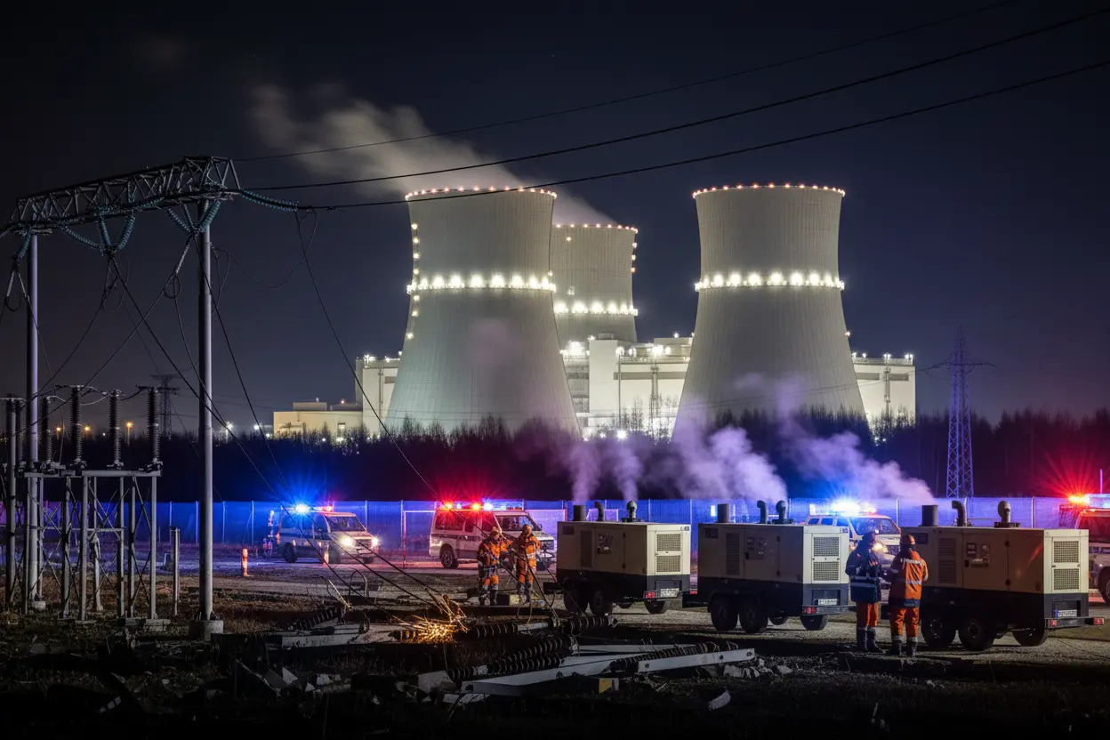 ザポロジェ原発　ドローン攻撃で約20分停電　IAEAが軍事的自制を強く要請、外部電源喪失は17回目