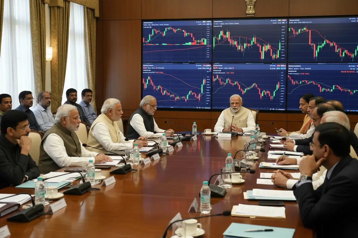 インド、地政学ショックで市場急落！モディ政権が成長回復力を全面強化へ