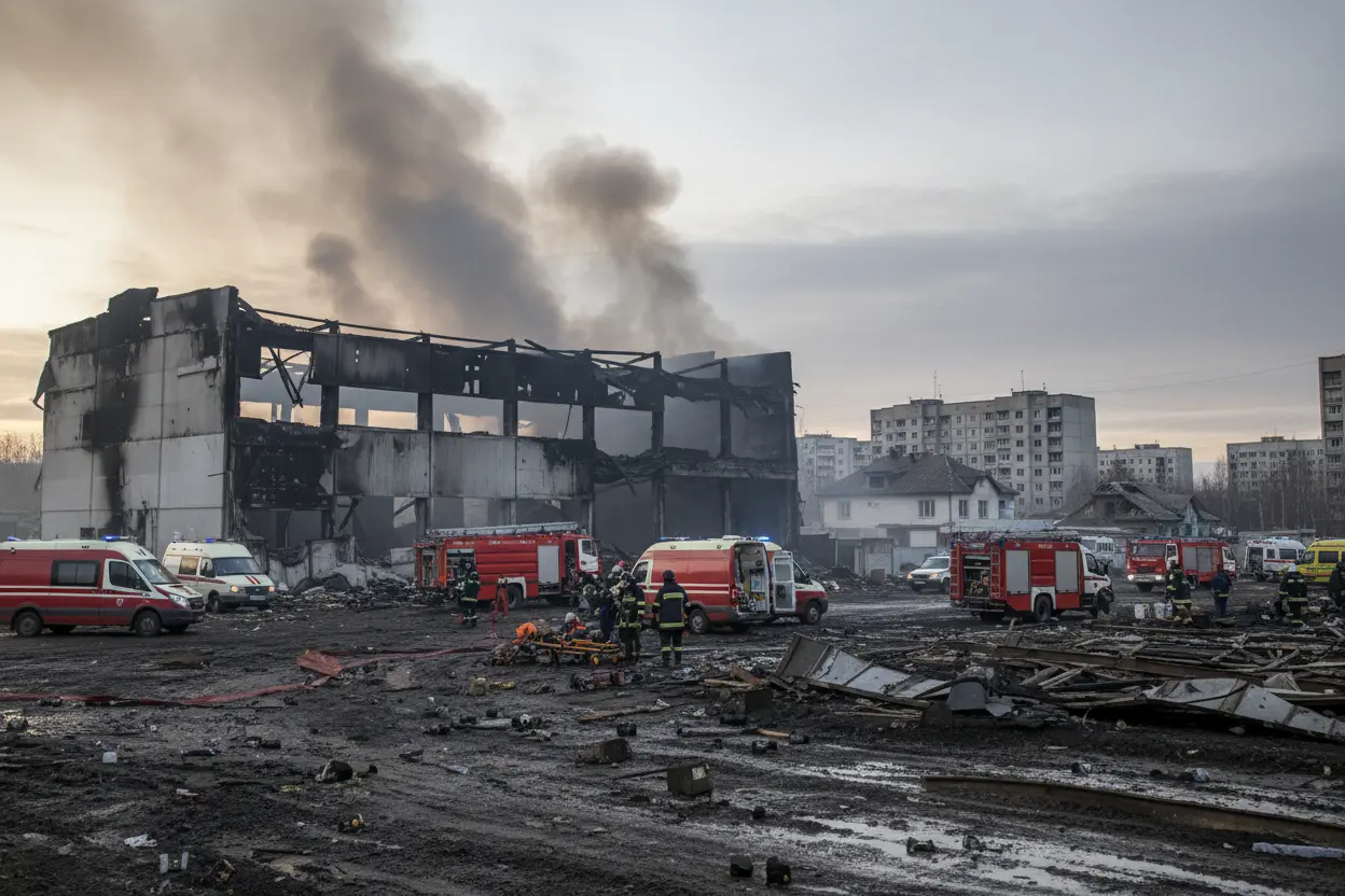 ウクライナ製ドローン一斉攻撃 死者8人・負傷62人超　タンボフ物流センター直撃