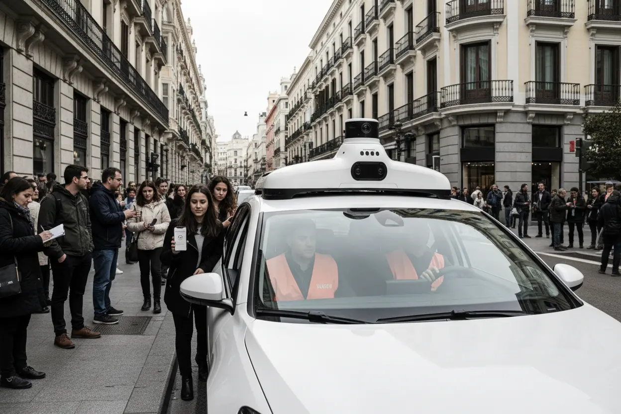 WeRide、マドリードで商業ロボタクシー一般向け試行へ　Uber経由で予約、AVOMOが現地運用監督