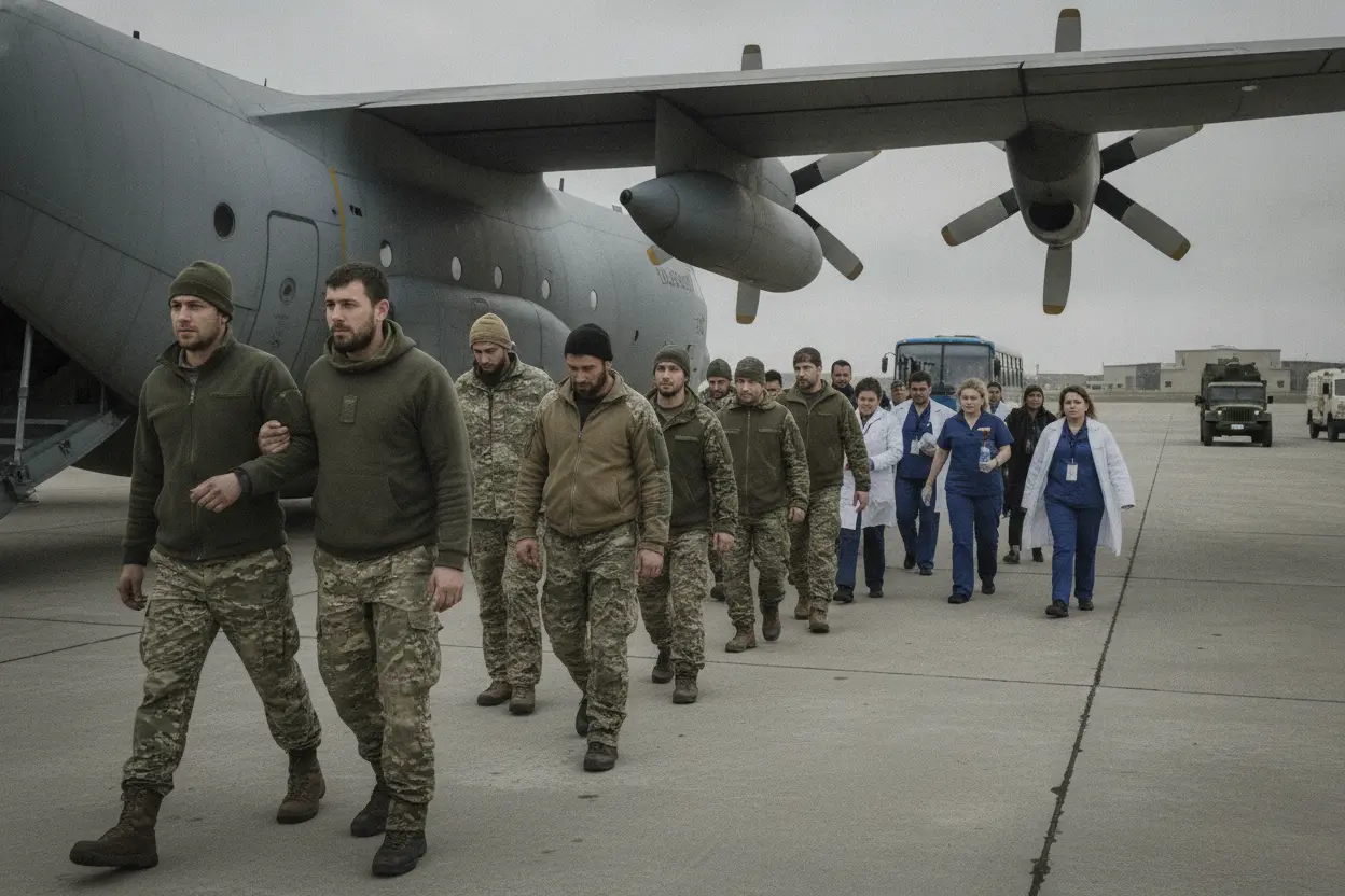 ロシア・ウクライナ　160対160の捕虜交換　解放ロシア兵まずベラルーシへ移送