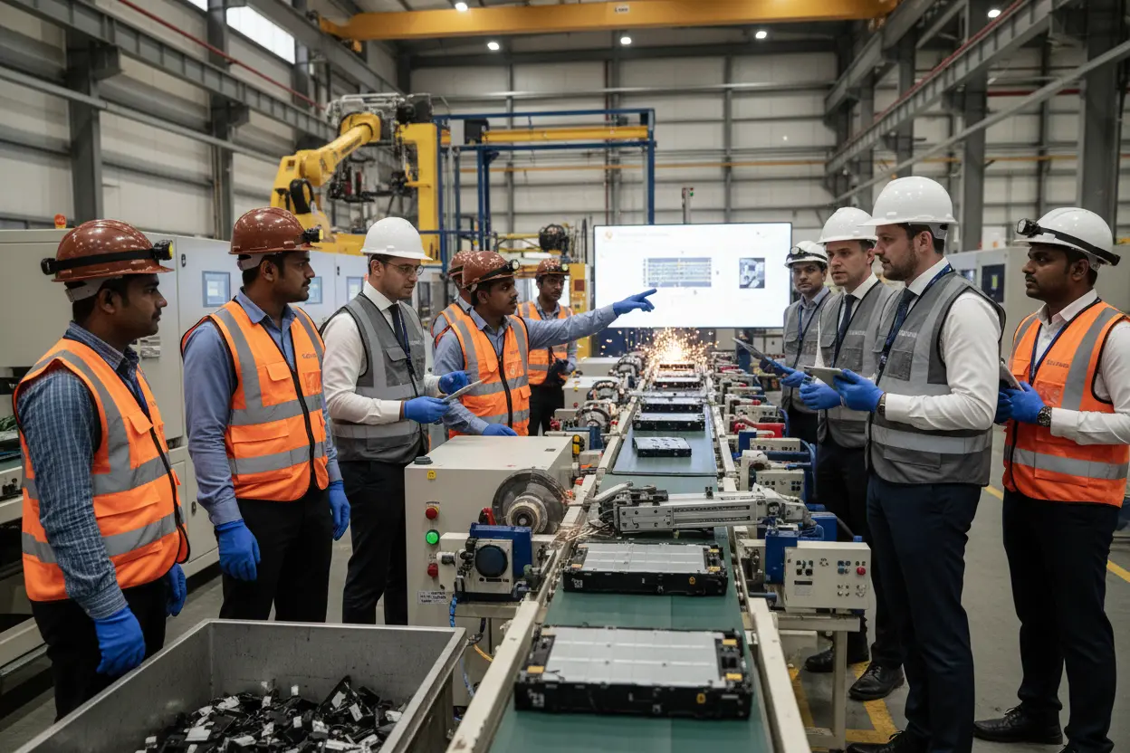 インドとEU、1,520万ユーロ投資でEVバッテリー再資源化の“転機”――共同パイロットライン設置へ