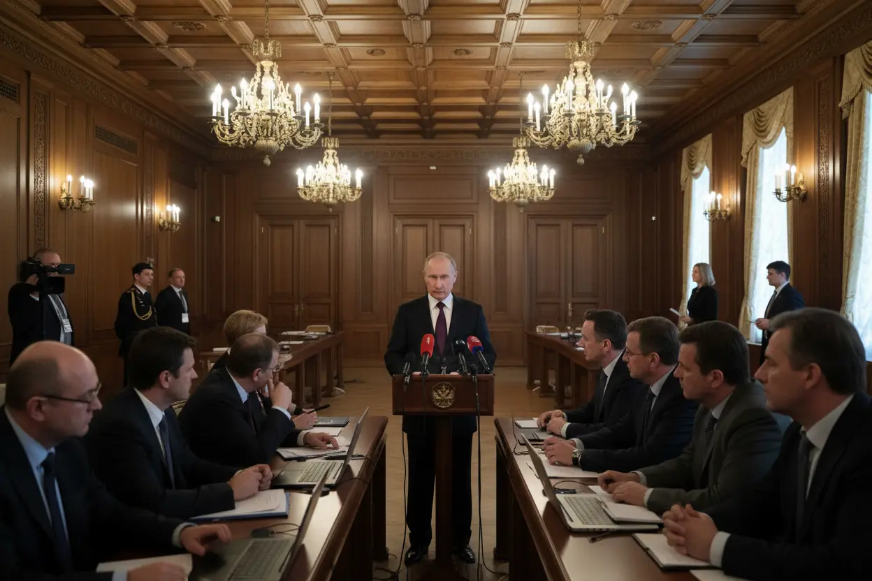 プーチン氏、戦闘4地域限定案受領　アンカレッジで合意署名なく米と協議継続へ
