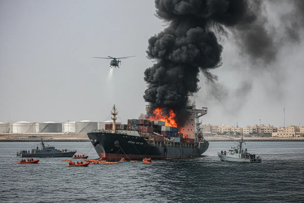 ホルムズ海峡事実上再封鎖　米・イラン武力衝突拡大で航行混乱