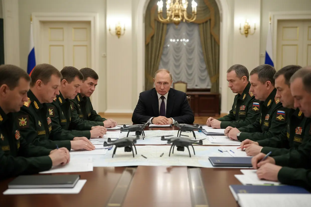 プーチン氏　報復攻撃強化表明、AI搭載ドローン開発加速、70万人展開指摘