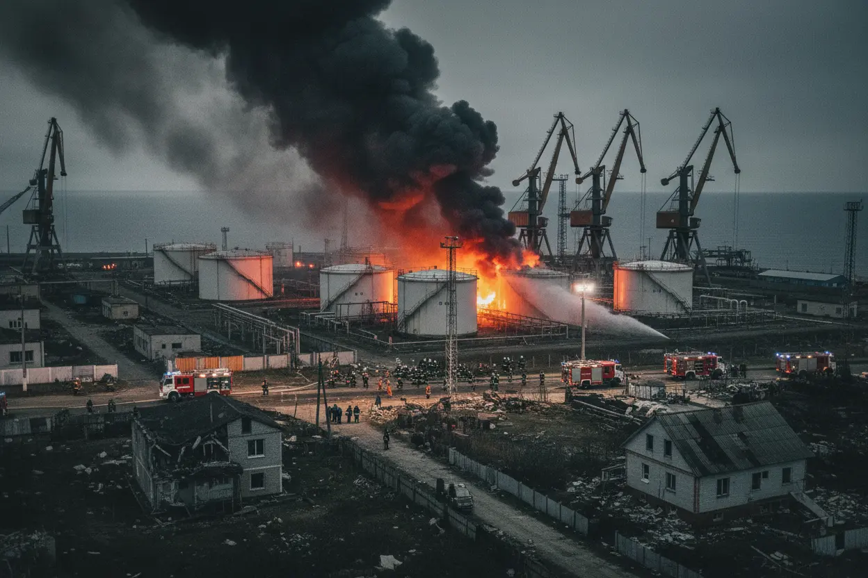 無人機376機迎撃　製油所や港で火災・住民避難、死傷者報告なし　ロシア各地とアゾフ海上空