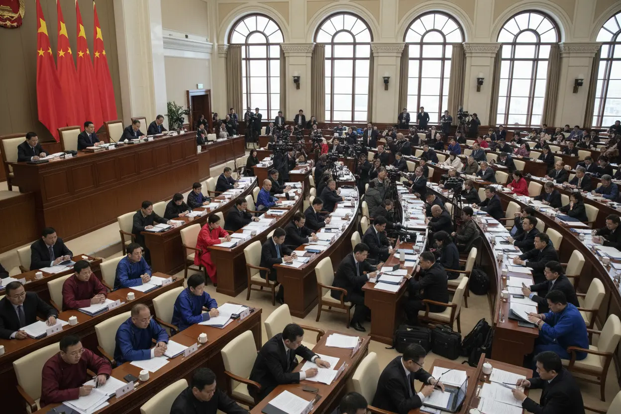 中国、2026年成長計画可決！原子力参入・AI規制・民族法が導く激震