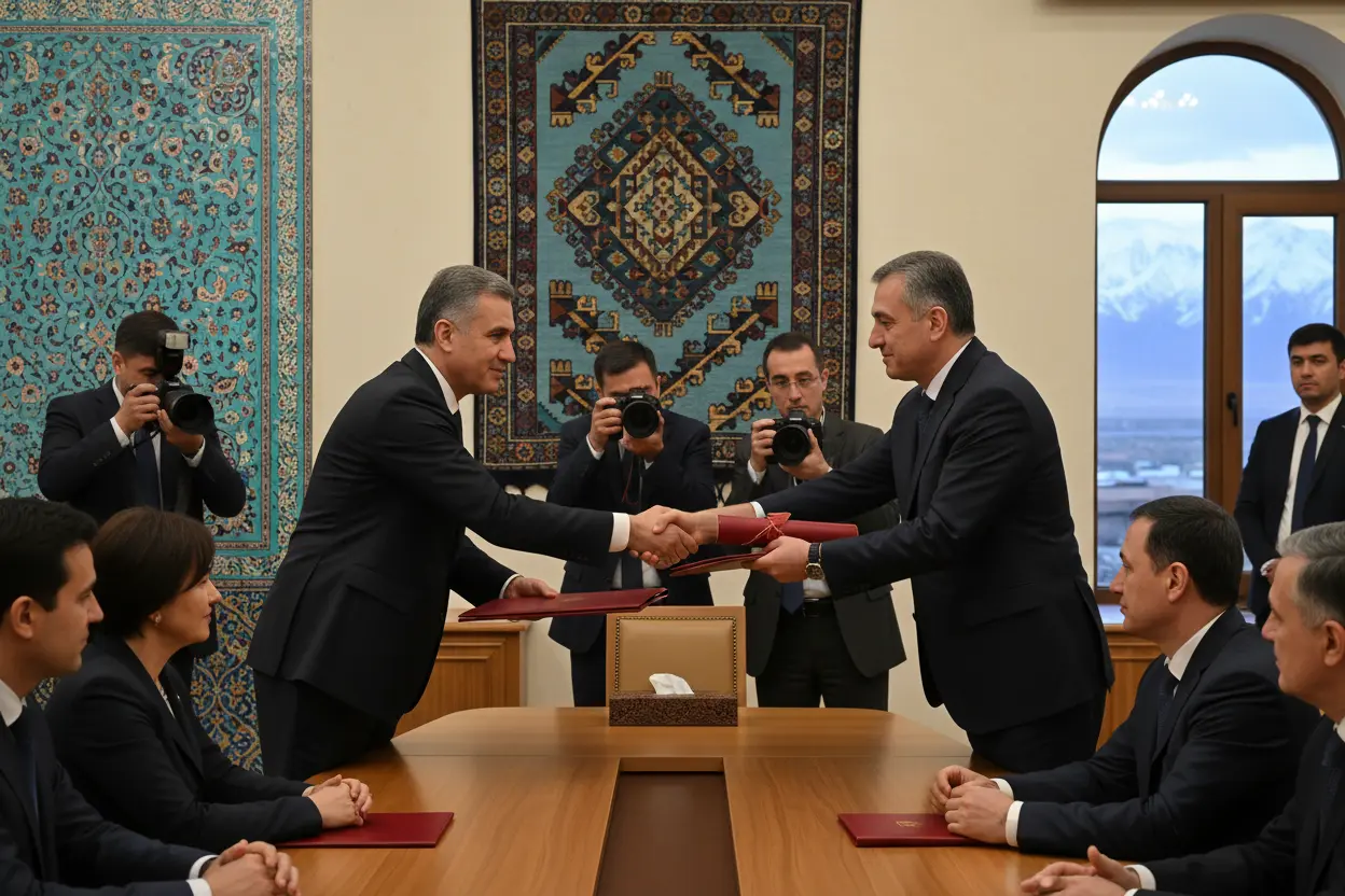 イランとキルギス、貿易・鉱業で経済協力強化合意　三分野で連携拡充へ