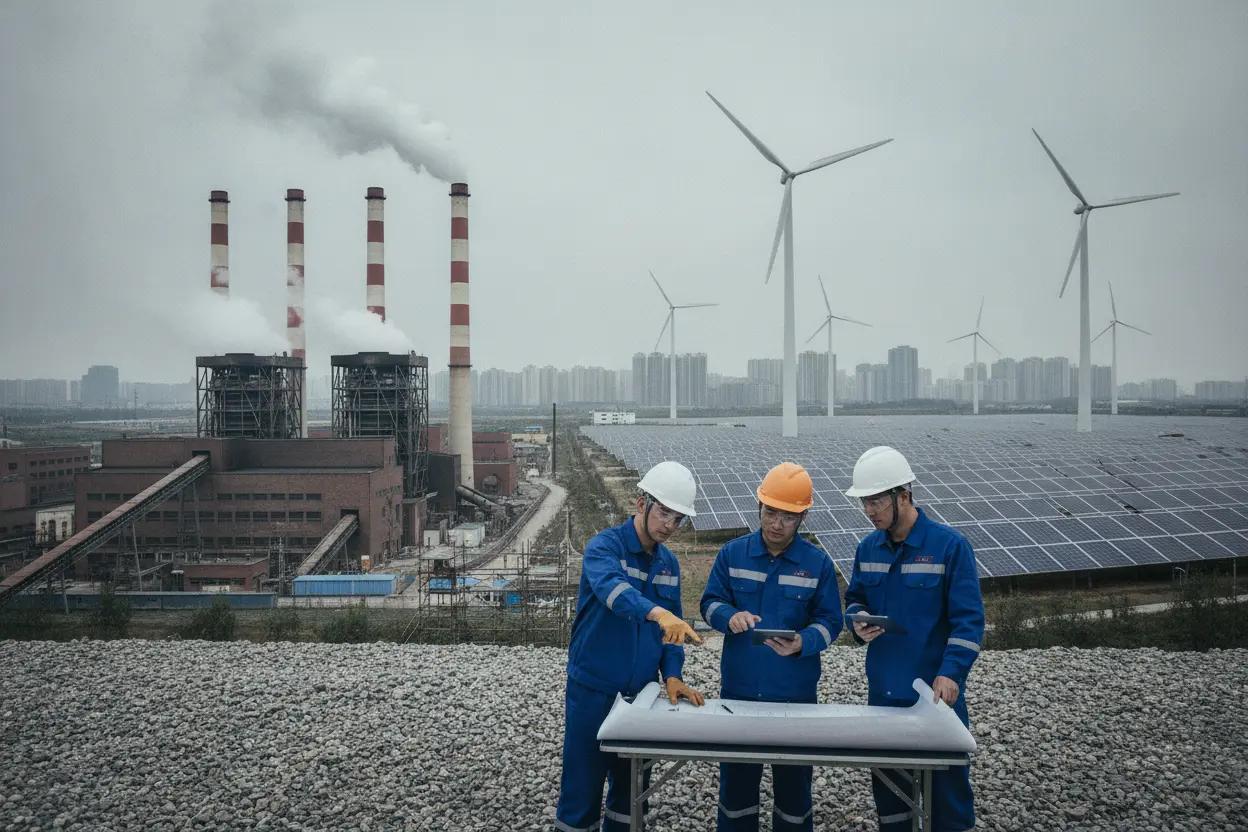 中国、15次五カ年期の炭素ピーク計画発表　単位GDP CO2 2030年17%減、非化石25%