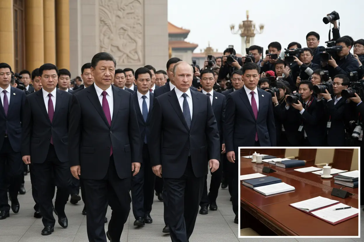習近平・プーチン会談　中露関係の新たな戦略的進路提示、条約延長と経済協力文書署名
