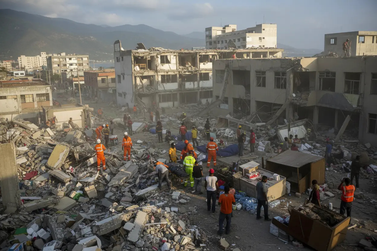 ベネズエラで24日に2回地震　行方不明1,500人超、死者188人
