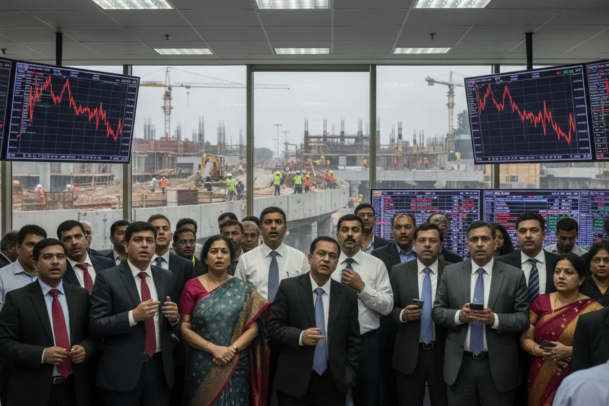 インド経済、揺らぐ成長神話！市場恐怖とインフラ賭けの勝負の行方