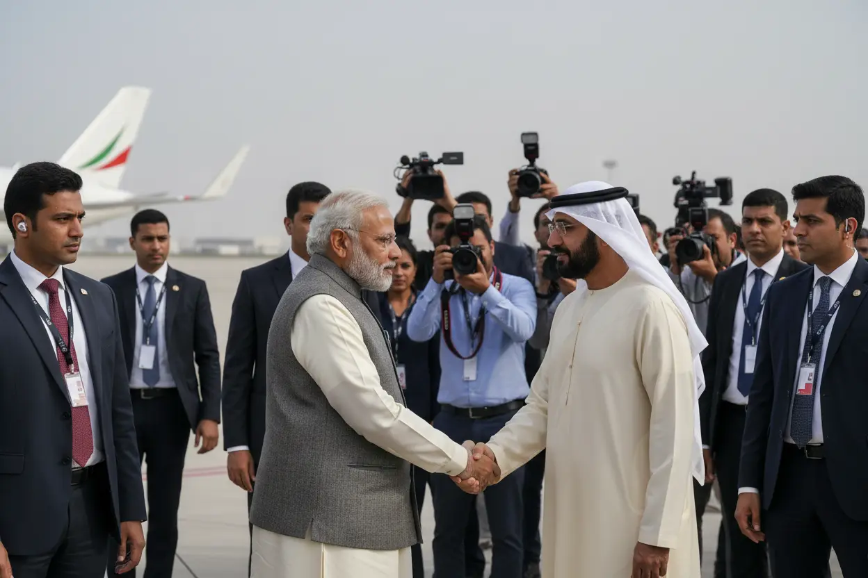 モディ首相　UAE訪問「非常に生産的」　3,000万バレル備蓄参加・50億ドル投資