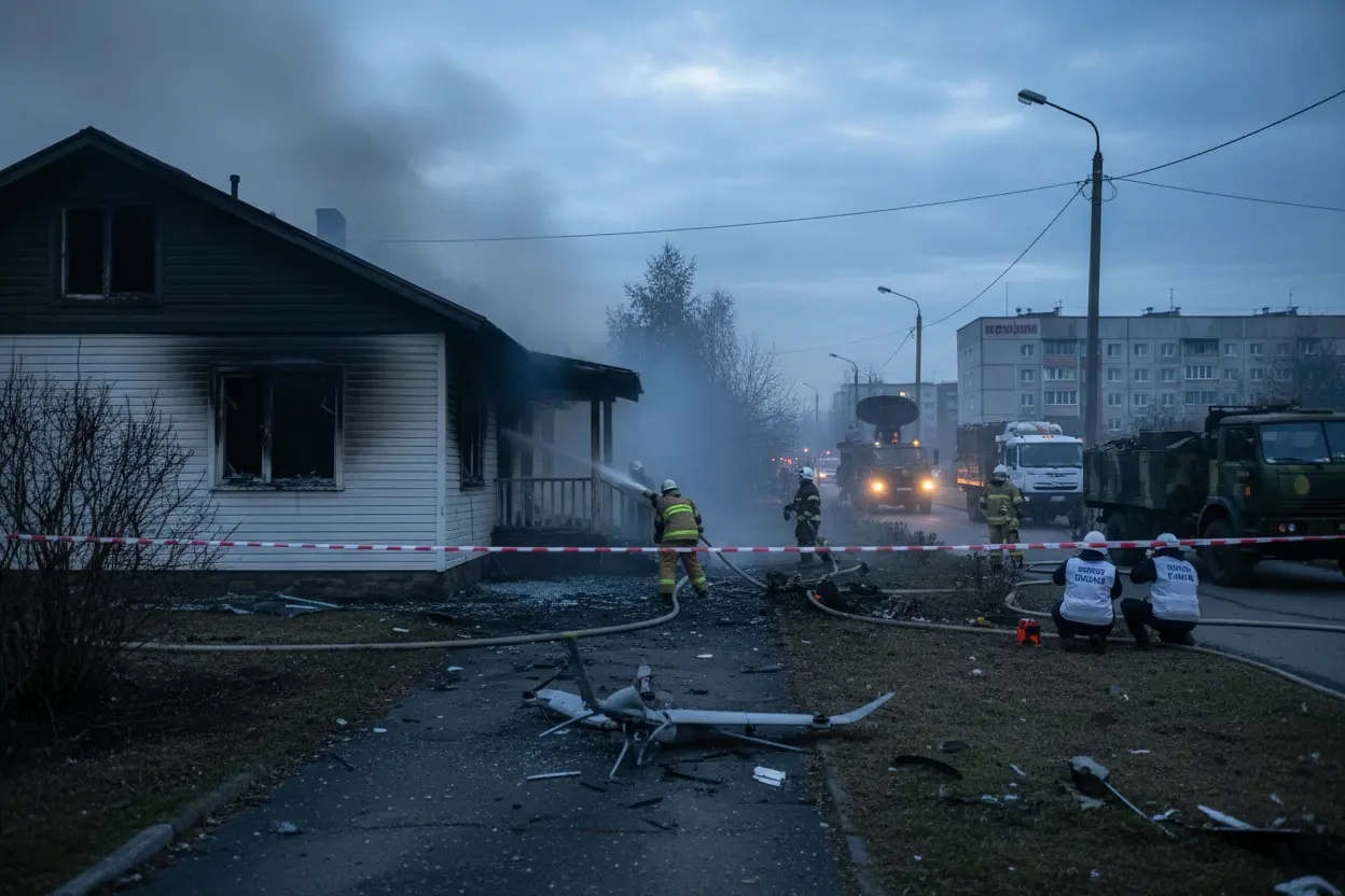 モスクワ州でドローン墜落3人死亡　防空一夜で342機撃墜
