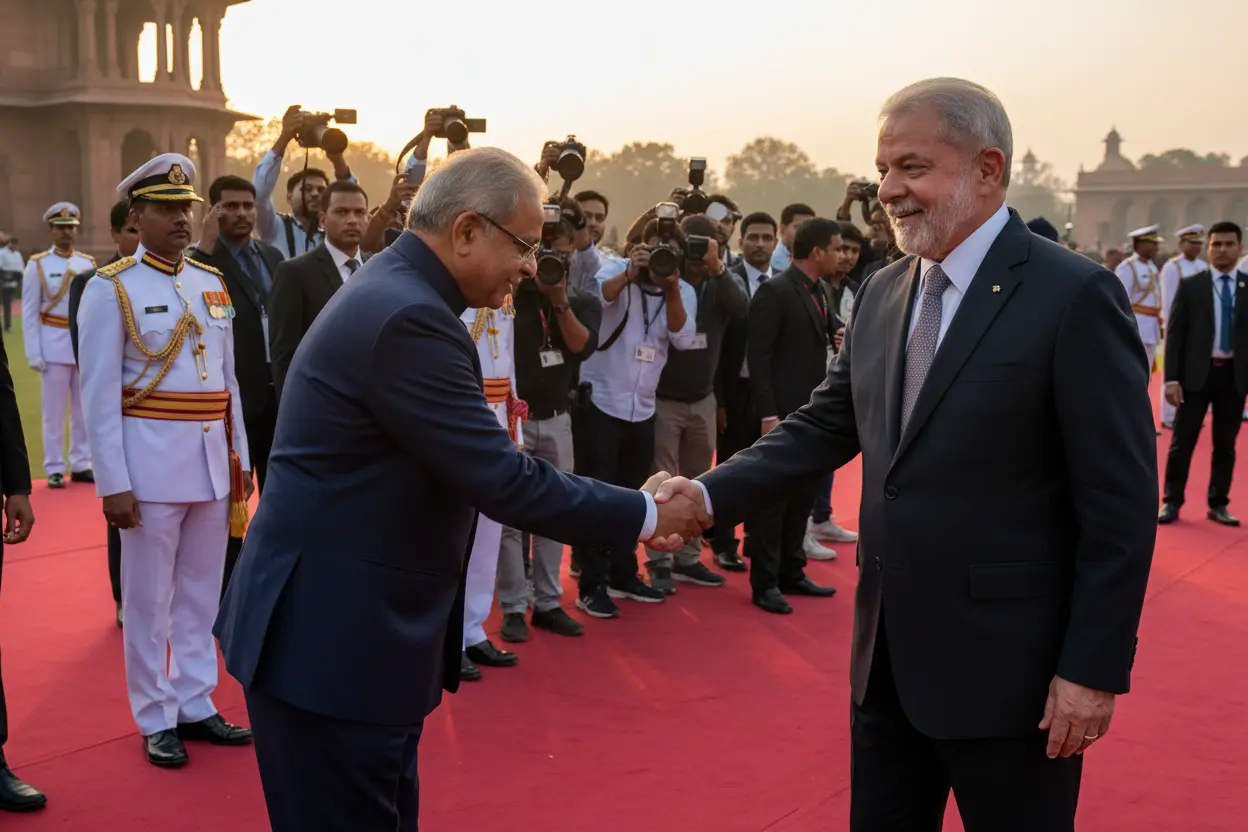 ブラジル大統領ルラ、2月18〜22日インド国賓訪問　AIサミット出席、モディ首相と首脳会談