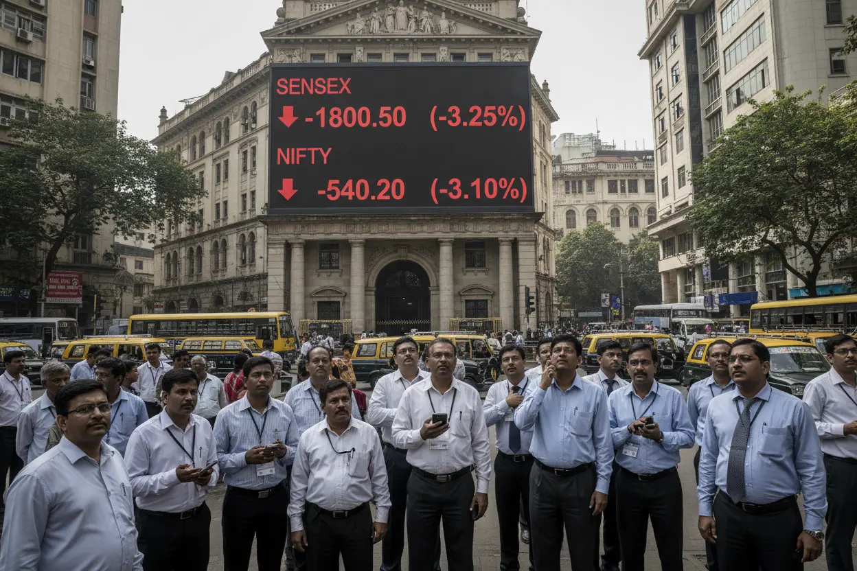 インド市場に激震！地政学ショックと安定策の“衝突”が招いたセンセックス1,000pt超下落