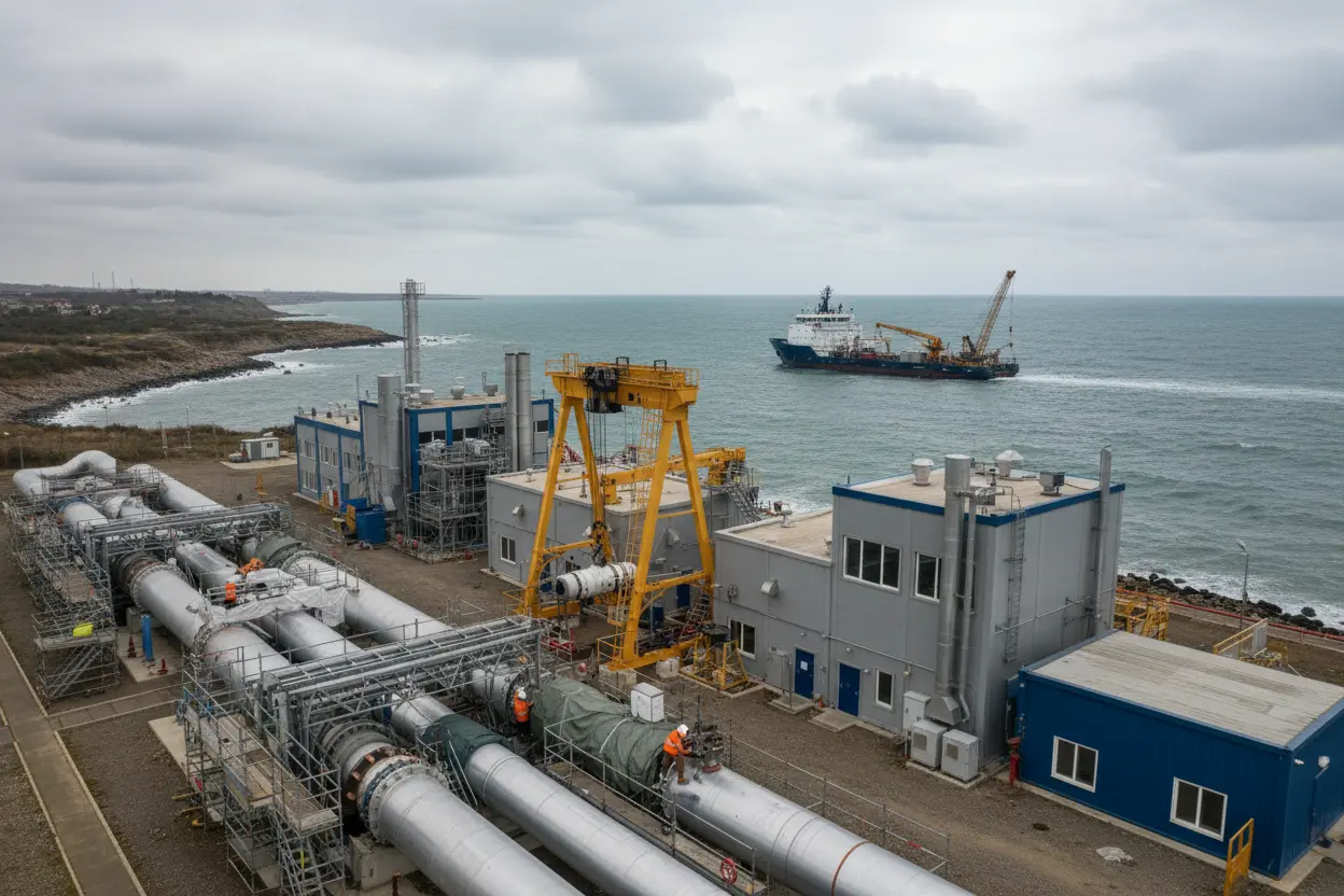 TurkStream経由ロシアガス上半期5%増87.4億立方メートル　6月は保守で26%減