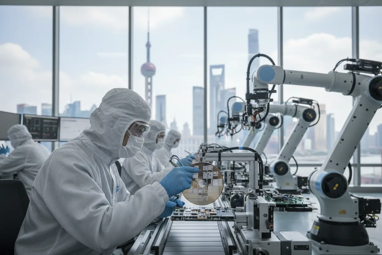 中国、2026年初4か月のAI関連売上急増　電子材料70％増、集積回路54.4％増