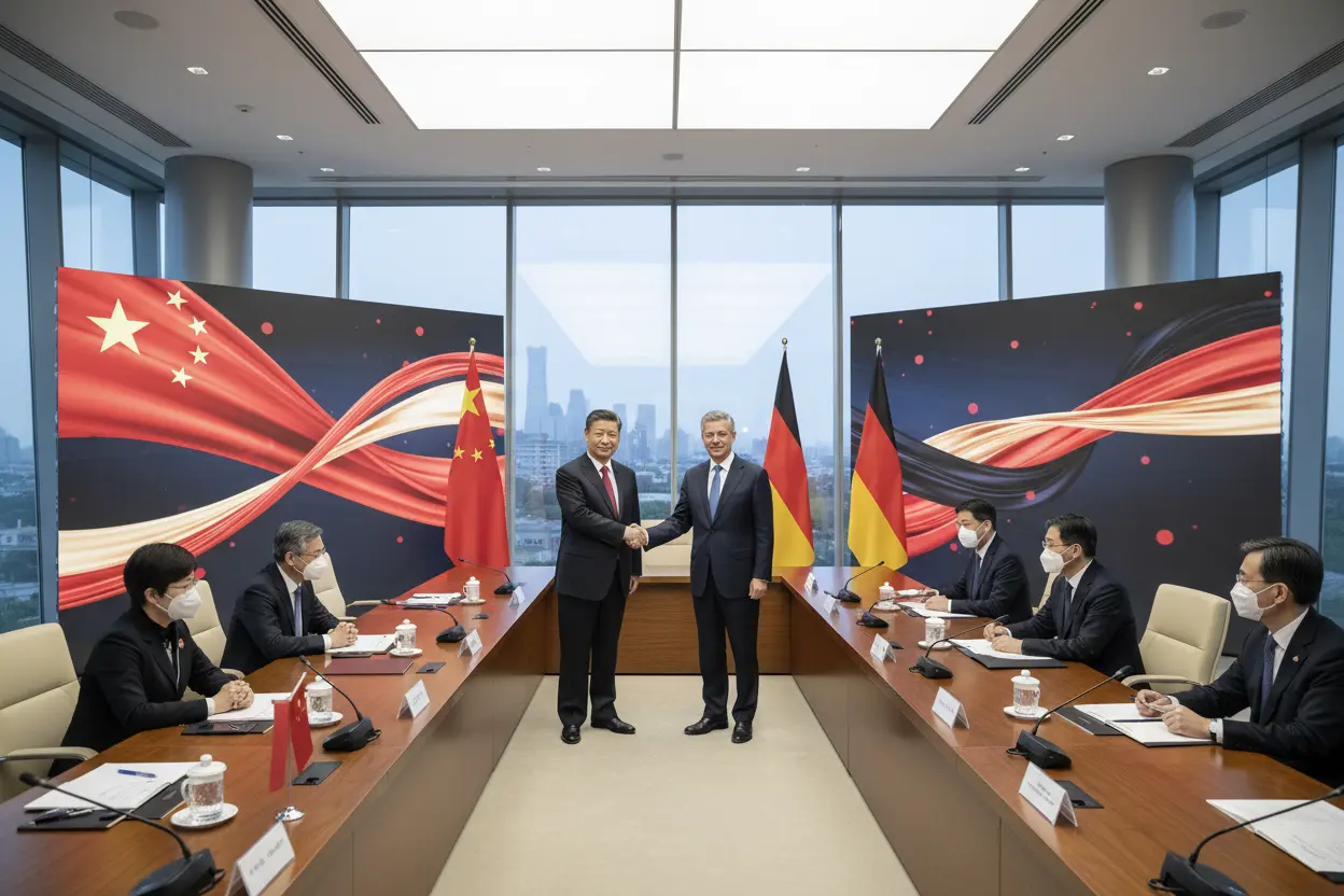 中国とドイツ、経済協力と安全保障で戦略的パートナーシップを強化